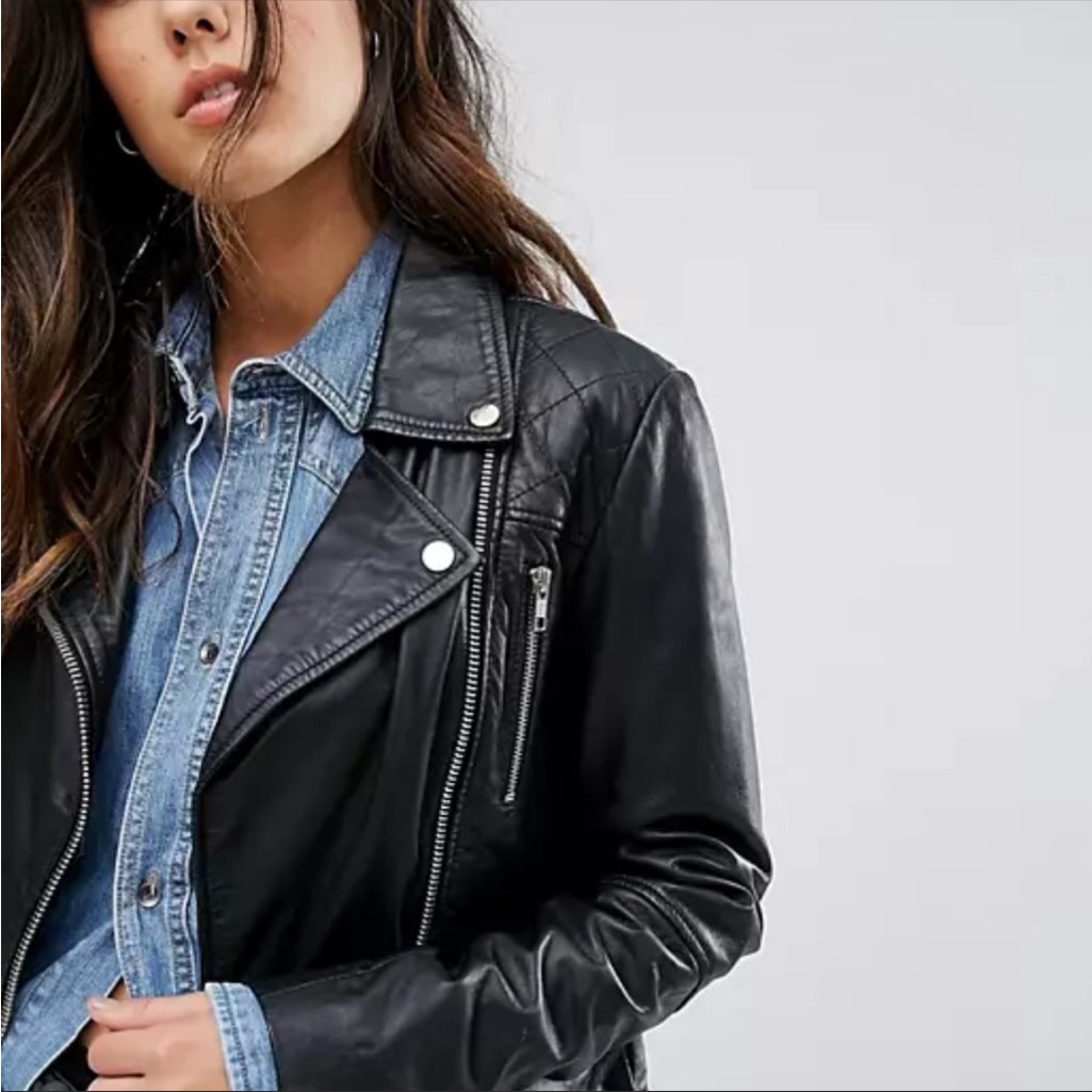 Barneys New York Leather Jacket